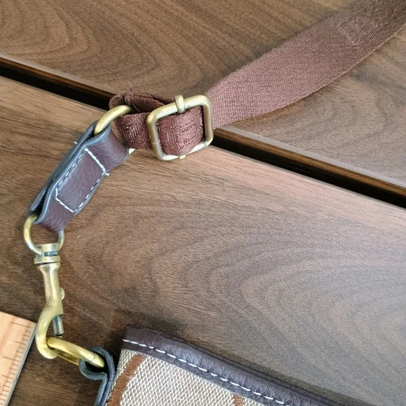 Coach Brown and Tan Crossbody Bag - Picture 6 of 12